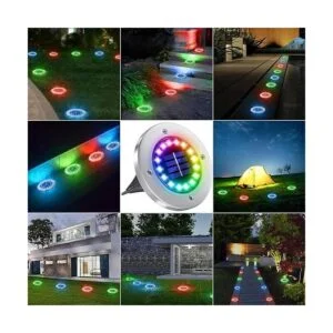 NFESOLAR Luces solares para exteriores con 16 LED luces_7