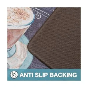 ROSMARUS Juego de alfombras de cocina con temática de_6