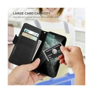 Bocasal Funda tipo cartera para iPhone 11 Pro Max soporte_4