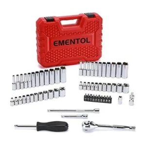 EMENTOL Juego de 62 llaves principales de 14 pulgadas con_1