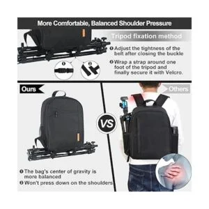 EMART Mochila de cámara con compartimento extraíble bolsa_7