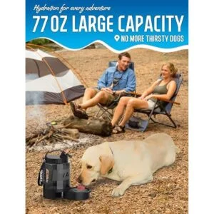 lesotc Botella de agua de viaje para perros botella de_4