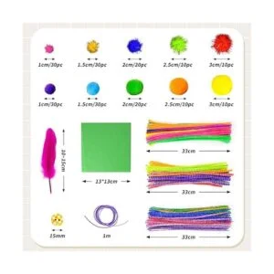 1405 piezas de suministros de arte y manualidades para_4