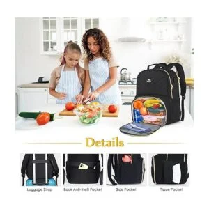 Mochila de almuerzo para mujer 15.6 pulgadas resistente_3