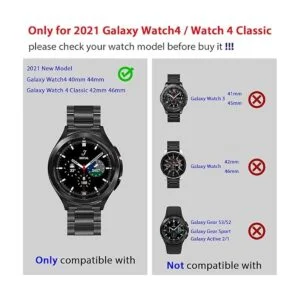 JNCVXN Compatible con Samsung Galaxy Watch 4 Classic 1.811_3