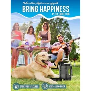 lesotc Botella de agua de viaje para perros botella de_3