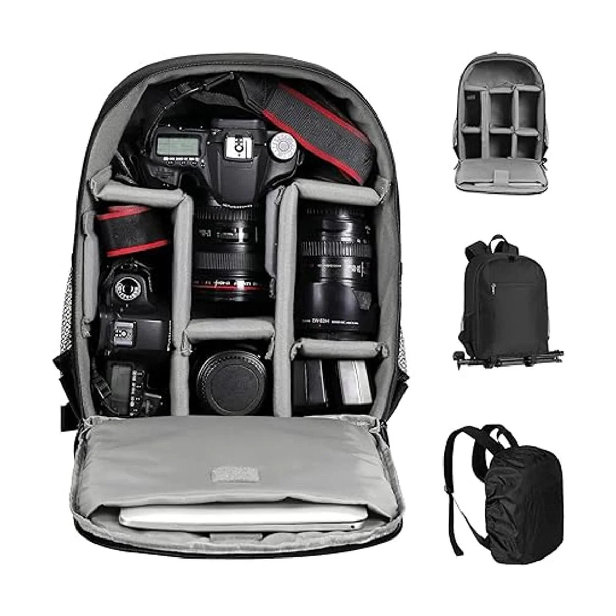 EMART Mochila de cámara con compartimento extraíble bolsa_1