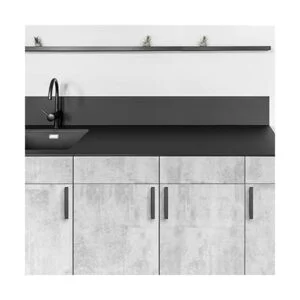 Ravinte Tiradores de gabinete negros de 5 pulgadas_5