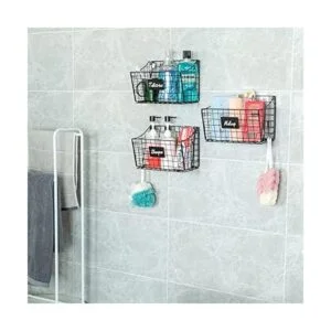 Cesta de almacenamiento para colgar en la pared con 5_2