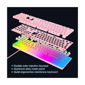 MageGee Combo de teclado y mouse para juegos teclado de_4