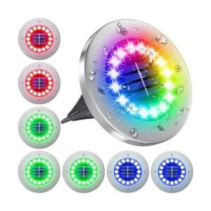 NFESOLAR Luces solares para exteriores con 16 LED luces_1