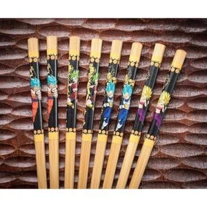 Dragon Ball Palillos de bambú de madera juego de 4_6