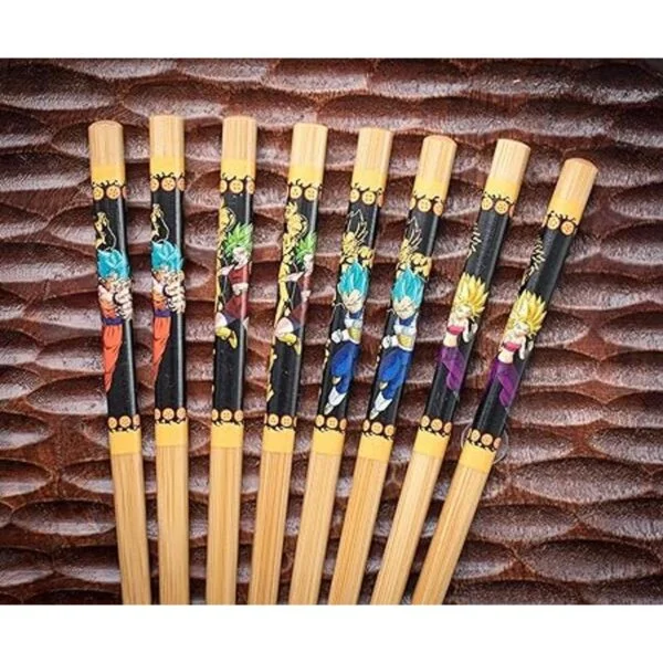 Dragon Ball Palillos de bambú de madera juego de 4_6