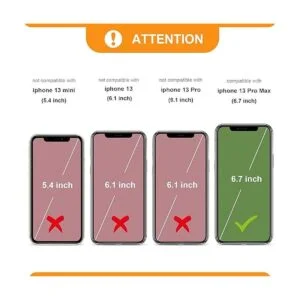 Bocasal Funda tipo cartera para iPhone 13 Pro Max_2