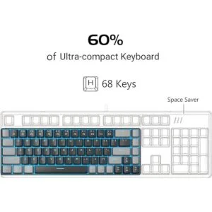 MageGee MKBox Teclado portátil para juegos con 60_2