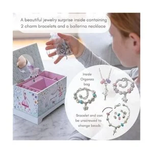 Joyero de bailarina de unicornio para niñas de 8 a 12 años_4