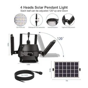 Luz solar para interiores y exteriores sensor de_5