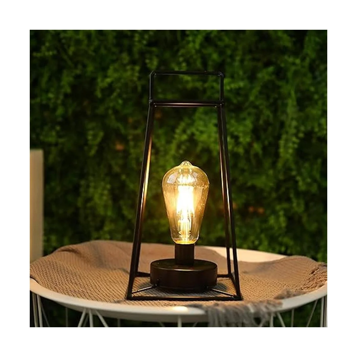 JHY DESIGN Lámpara de mesa geométrica de estilo retro de_6