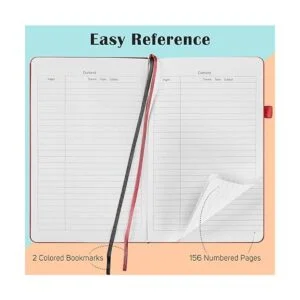 Paquete de 7 cuadernos forrados de piel sintética de tapa_3