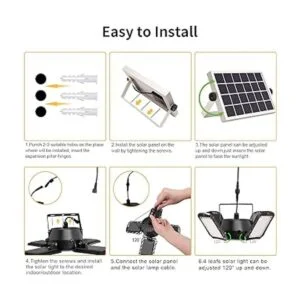 Luz solar para interiores y exteriores sensor de_6