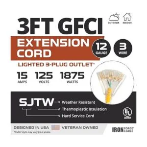 Cable de extensión GFCI para exteriores iluminado de 3_2