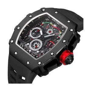 Reloj de correa de goma para hombre diseño deportivo_3