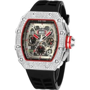 Reloj de pulsera deportiva con diamantes punk estilo_1