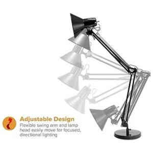 Bostitch Office VLF100D Lámpara de escritorio con brazo_4