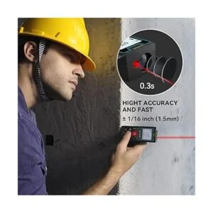 MiLESEEY Herramienta de medición láser de 328 pies con 2_4