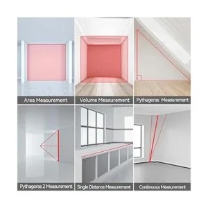 MiLESEEY Herramienta de medición láser de 328 pies con 2_2