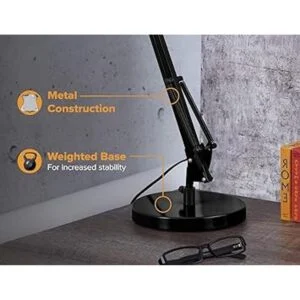 Bostitch Office VLF100D Lámpara de escritorio con brazo_3