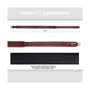 FUERI Cinturón de almacenamiento de herramientas de cuero_6