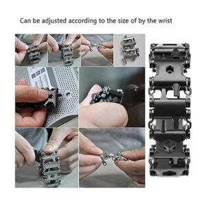 Pulsera multiherramienta 29 en 1 acero inoxidable de 8.7_7