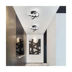 DAXGD Moderna lámpara LED de techo de 22 W con diseño en_3