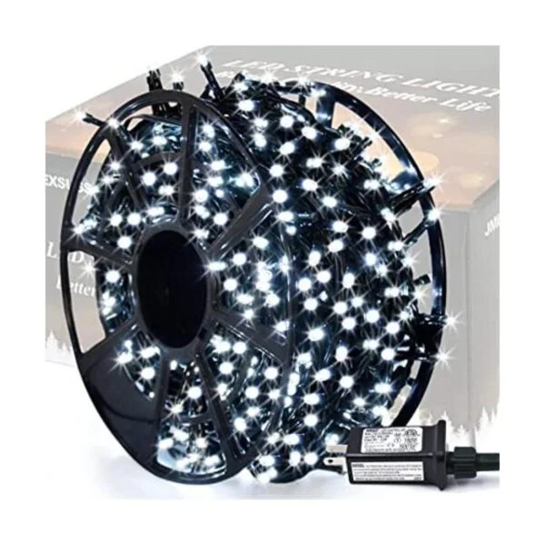JMEXSUSS 500 luces LED blancas de Navidad para exteriores_1