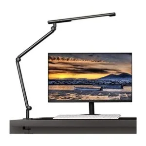 Lámpara LED de escritorio con abrazadera luz de_1