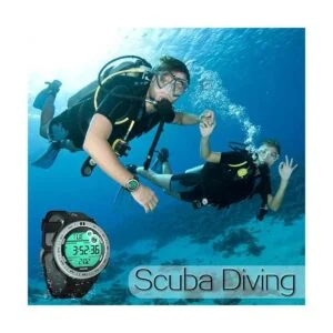 Reloj subacuático de 328.1 ft podómetro para hombres y_2