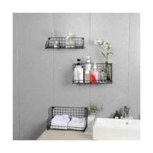 Xcosrack Cesta de alambre apilable de 3 niveles para_3