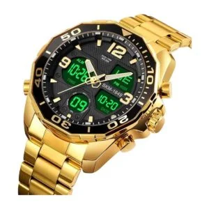 VIGOROSO Reloj de pulsera para hombre color dorado_3
