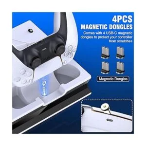 Soporte para PS5 con 2 ventiladores de refrigeración_4