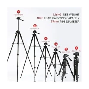 Trípode de nivel láser ajustable con cabeza de bola de 3_6