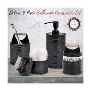 Autumn Alley Rustic Farmhouse Juego de accesorios de baño_2