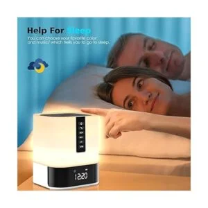 Altavoz Bluetooth de luz nocturna lámpara de noche con_5