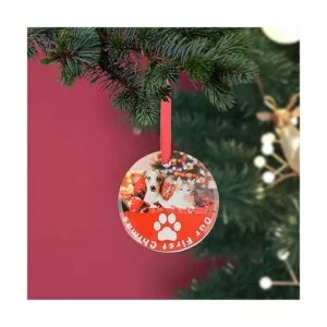 PYD Life 24 adornos de sublimación en blanco de vidrio de_5