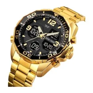 VIGOROSO Reloj de pulsera para hombre color dorado_2