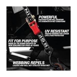 Correa de trinquete para remolque paquete de 2 correas_3