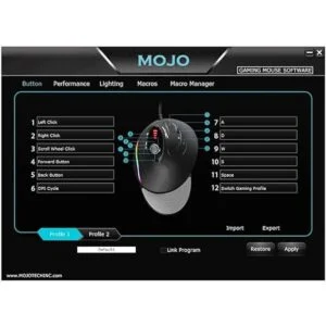 MOJO Ratón vertical silencioso para juegos Ratón_6