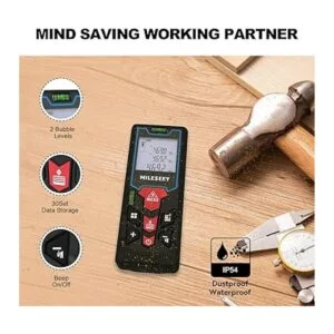 MiLESEEY Herramienta de medición láser de 328 pies con 2_6