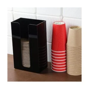 Restpresso Dispensador vertical de acrílico negro para_3