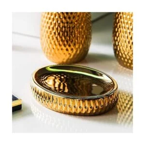 Juego de accesorios de baño dorados de 4 piezas de_4